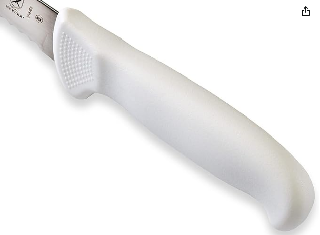 Mercer Culinary Cuchillo de 5" Pulgadas con Borde Ondulado (White)