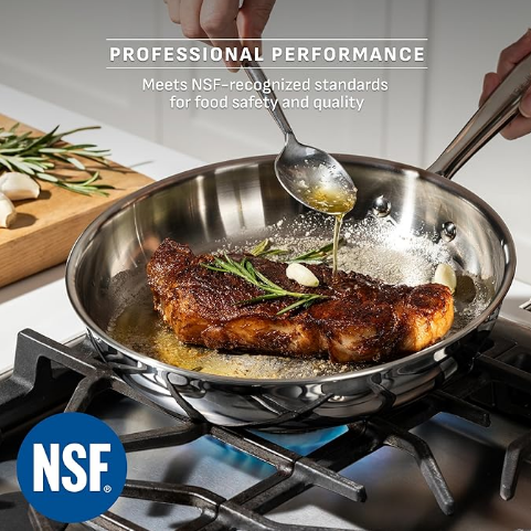 T Fal Sartén Pro Tri-ply Stainless Steel