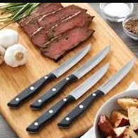 Farberware Juego de Cuchillos Para Carne con Triple Remache 4 PZ.
