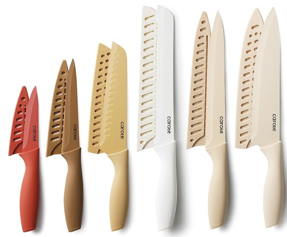 Carote Juego de Cuchillos de Cocina de 12 PZ.