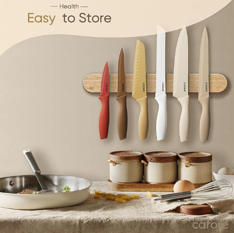 Carote Juego de Cuchillos de Cocina de 12 PZ.