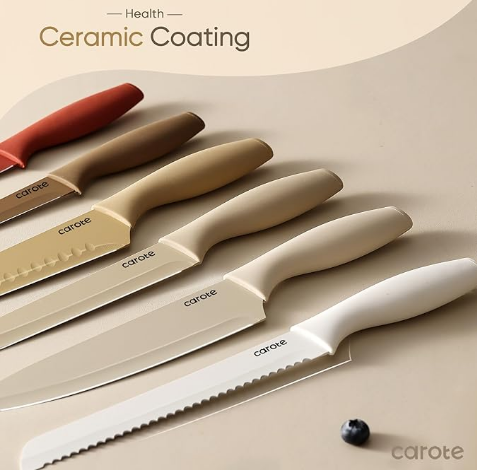 Carote Juego de Cuchillos de Cocina de 12 PZ.
