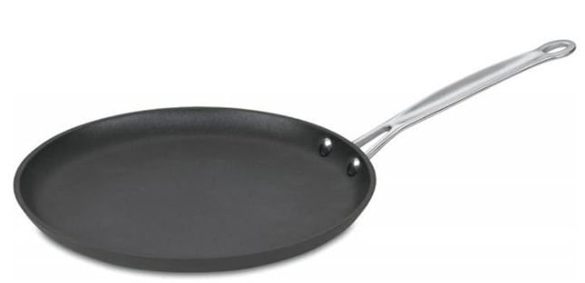 Cuisinart Sartén Antiadherente Anodizada Para Crepes de 10 Pulgadas