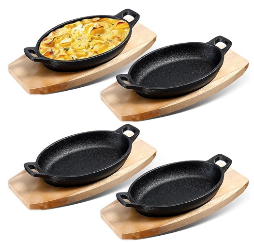 Comas Mini Sartén Oval 2 Asas De Hierro Fundido