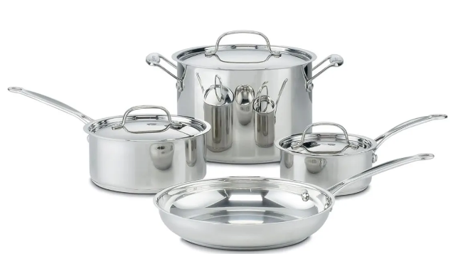 Cuisinart Juego De Ollas 7 PZ. Acero Inoxidable