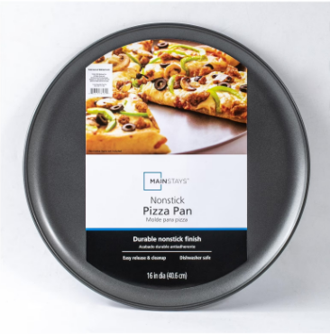 Mainstays Bandeja Nonstick Pizza Lisa