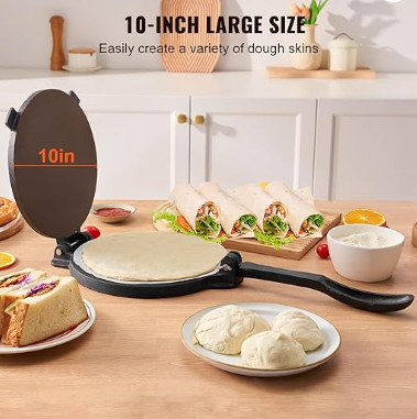 Marca Vevor Prensa Tortilla 25cm