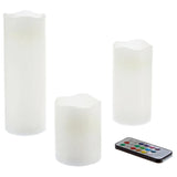 Set 3 velas LED con mando a distancia