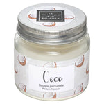 Vela perfumada "Coco" 65 g en vaso